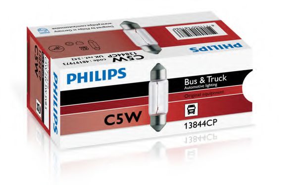 Polttimo, rekisterikilvenvalo PHILIPS 13844CP