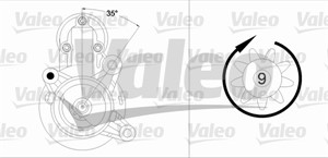 Käynnistin, FIAT,IVECO,LANCIA, 46231511, 46548653, 46737560, 46774417, 55195030, 7735162