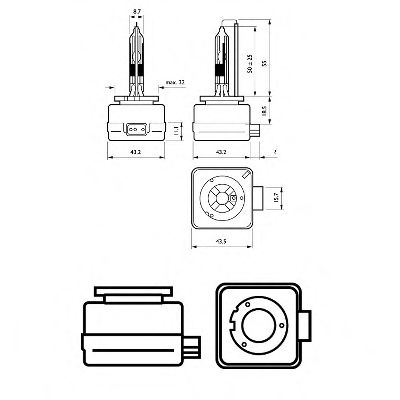 Kaukovalopolttimo PHILIPS 42306VIC1
