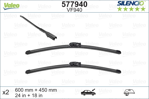 Pyyhkijänsulka VALEO 577940
