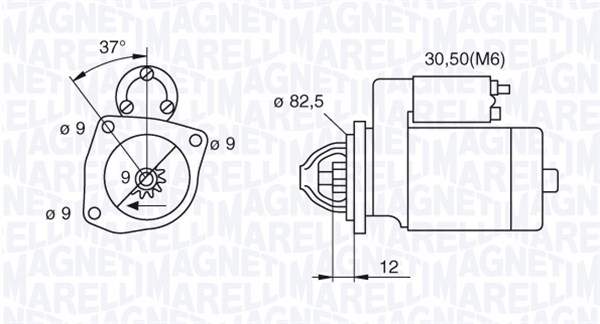 Startteri MAGNETI MARELLI 063521082390
