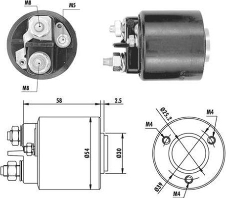 Magneettikytkin, käynnistin MAGNETI MARELLI 940113050059
