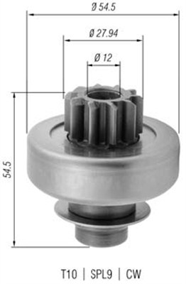 Hammaspyörä, käynnistys MAGNETI MARELLI 940113020379