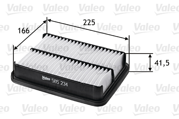 Ilmansuodatin VALEO 585234