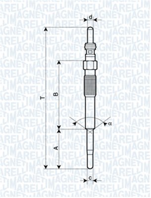 Hehkutulppa MAGNETI MARELLI 062900080304