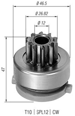 Hammaspyörä, käynnistys MAGNETI MARELLI 940113020423