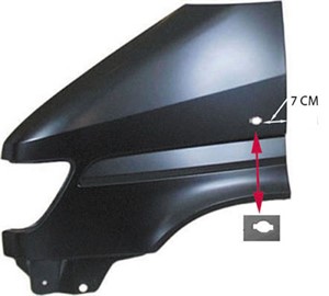 Lokasuoja, Eteen, oikea, MERCEDES-BENZ, 901 637 4701, A 901 637 4701