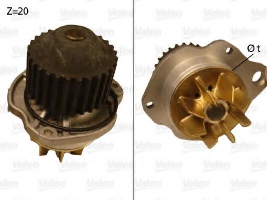 Vesipumppu VALEO 506655