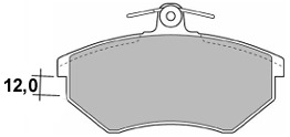 Jarrupalasarja, levyjarru MAPCO 6390