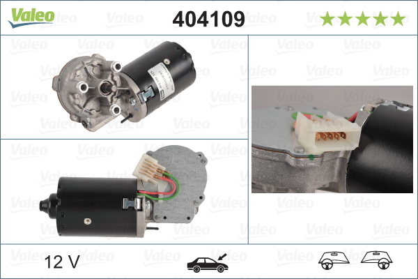 Pyyhkijän moottori VALEO 404109