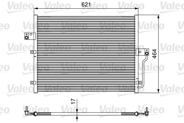Lauhdutin, ilmastointilaite VALEO 814441