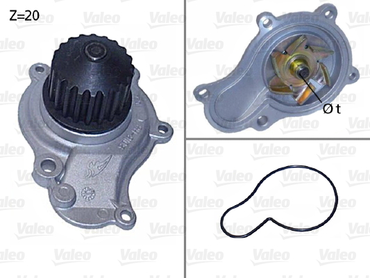 Vesipumppu VALEO 506605