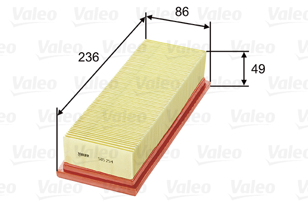 Ilmansuodatin VALEO 585254
