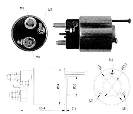 Magneettikytkin, käynnistin MAGNETI MARELLI 940113050065
