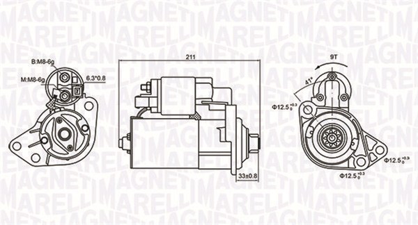 Startteri MAGNETI MARELLI 063721062010