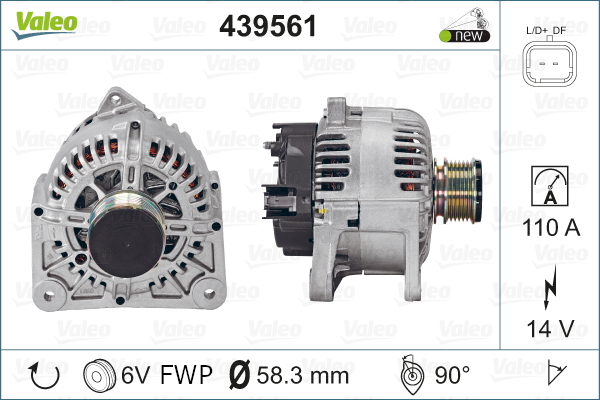 Laturi VALEO 439561