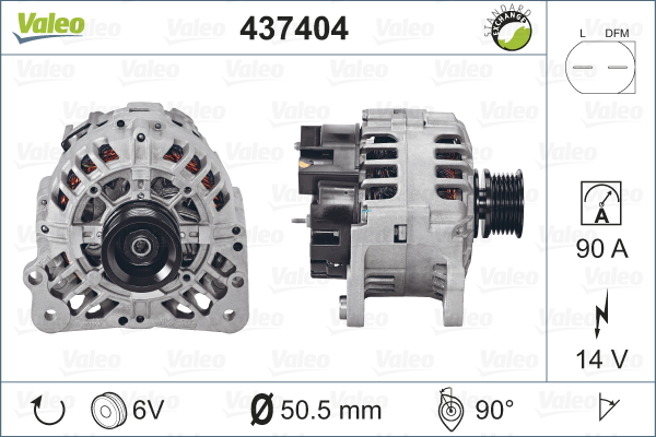 Laturi VALEO 437404