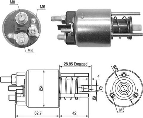 Magneettikytkin, käynnistin MAGNETI MARELLI 940113050453