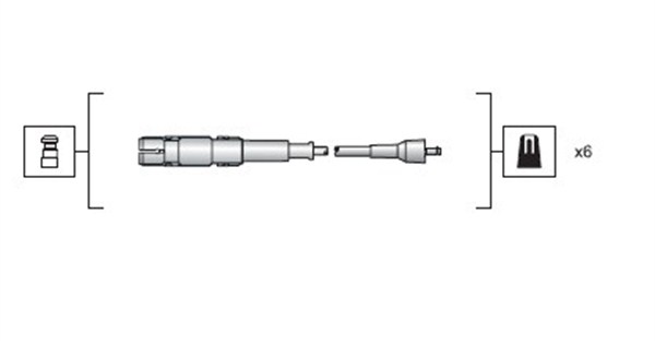 Sytytysjohtosarja MAGNETI MARELLI 941318111149