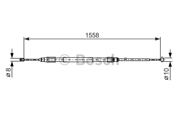 Käsijarruvaijeri BOSCH 1 987 482 368