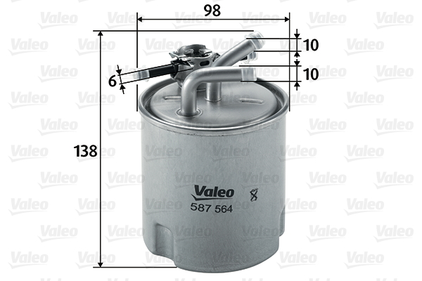 Polttoainesuodatin VALEO 587564