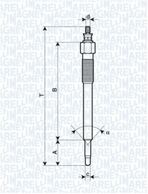 Hehkutulppa MAGNETI MARELLI 062900075304