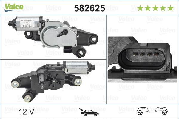 Wiper Motor VALEO 582625
