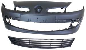 Puskuri, eteen, Edessä, RENAULT CLIO III, CLIO Grandtour III, 620223641R, 77 01 208 681