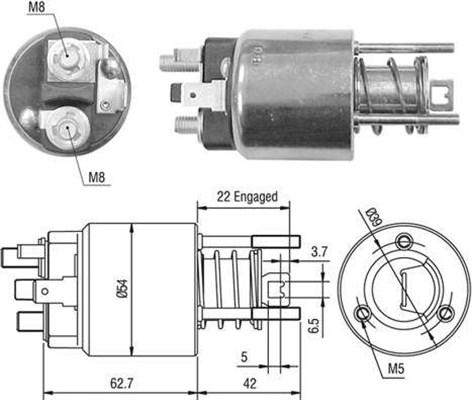 Magneettikytkin, käynnistin MAGNETI MARELLI 940113050356