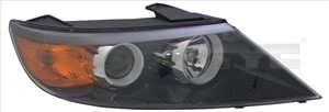 Ajovalo, Vasen, KIA SORENTO II, 921012P030, 92101-2P030, 921012P080, 92101-2P080