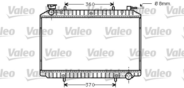 Jäähdytin,moottorin jäähdytys VALEO 734446