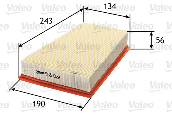 Ilmansuodatin VALEO 585029
