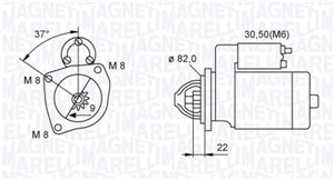 Käynnistin, CITROËN,FIAT,PEUGEOT, 51779086, 51832958, 55779086, 5802FQ