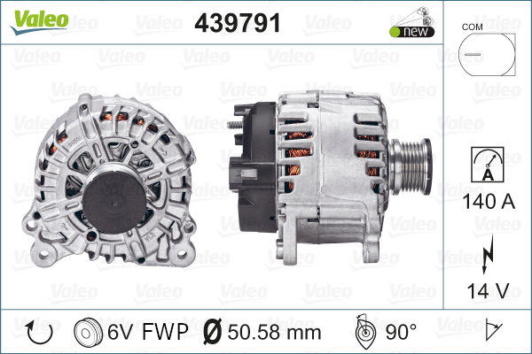 Laturi VALEO 439791