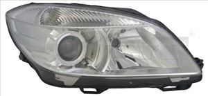 Ajovalo, Vasen, SKODA FABIA II, FABIA Combi II, ROOMSTER, ROOMSTER Praktik, 5J1941015D, 5J1941017D