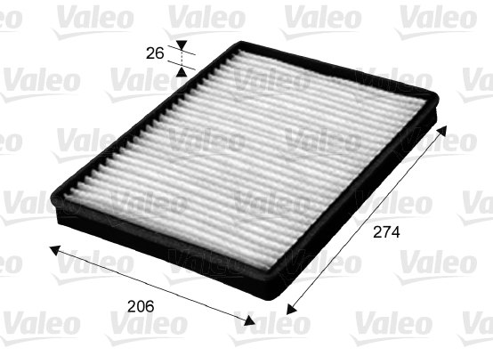 Raitisilmasuodatin VALEO 715654