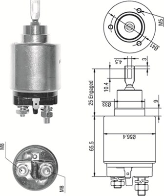 Magneettikytkin, käynnistin MAGNETI MARELLI 940113050273