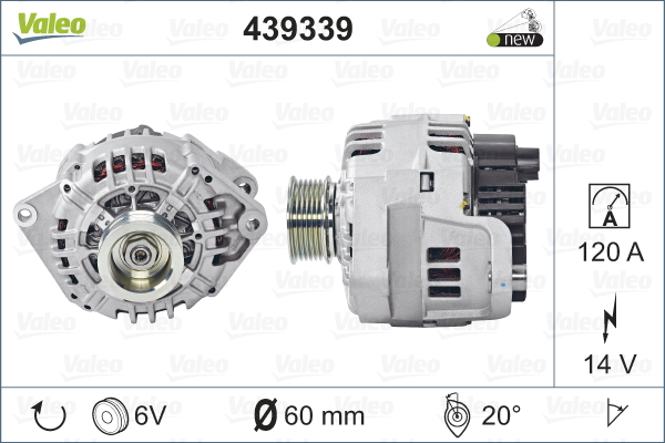 Laturi VALEO 439339
