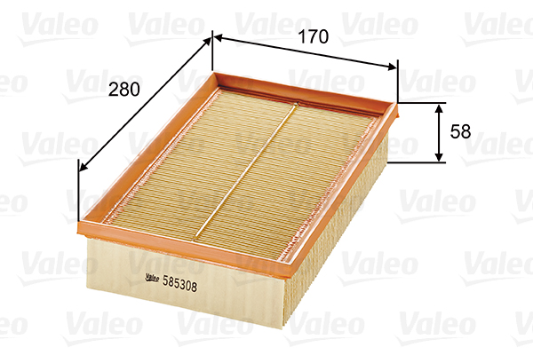 Ilmansuodatin VALEO 585308