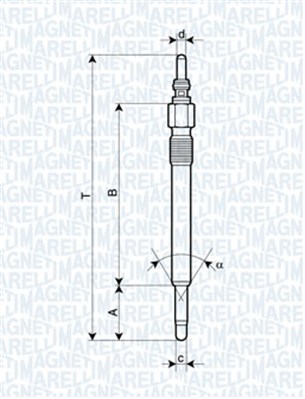 Hehkutulppa MAGNETI MARELLI 062900057304
