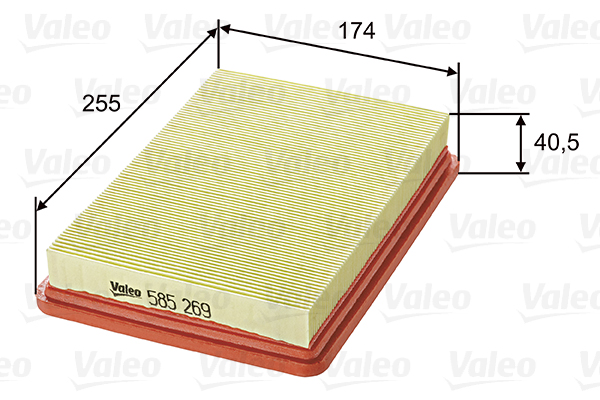 Ilmansuodatin VALEO 585269