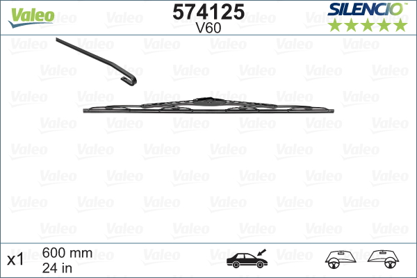 Pyyhkijänsulka VALEO 574125