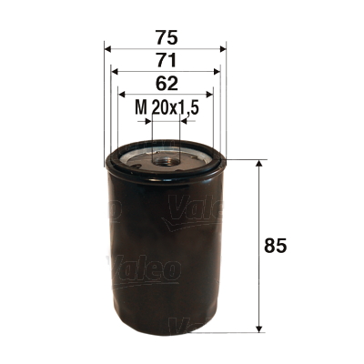 Öljynsuodatin VALEO 586079