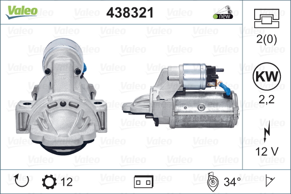 Startteri VALEO 438321