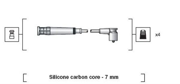 Sytytysjohtosarja MAGNETI MARELLI 941318111269