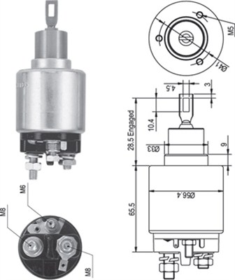 Magneettikytkin, käynnistin MAGNETI MARELLI 940113050344