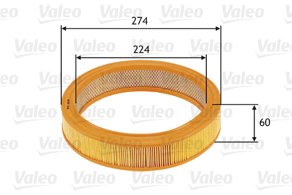 Ilmansuodatin VALEO 585620