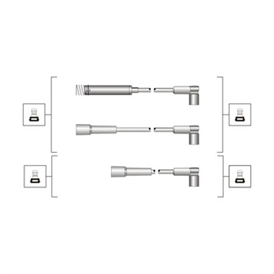 Sytytysjohtosarja MAGNETI MARELLI 941319170020