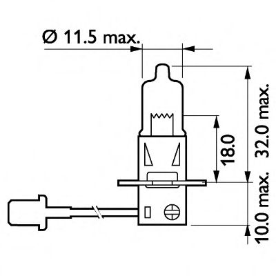 Kaukovalopolttimo PHILIPS 13336MDC1