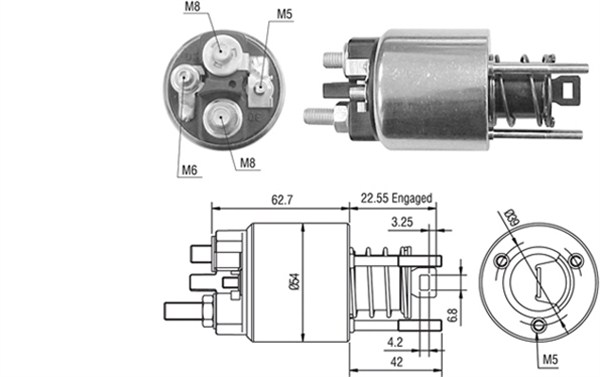 Magneettikytkin, käynnistin MAGNETI MARELLI 940113050423